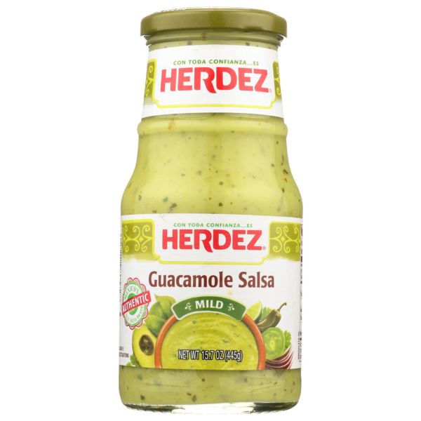 HERDEZ: Salsa Guacamole Mild, 15.7 oz