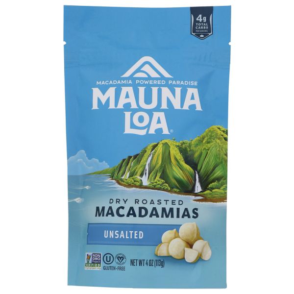 MAUNA LOA: Macadamia Unsalted, 4 oz