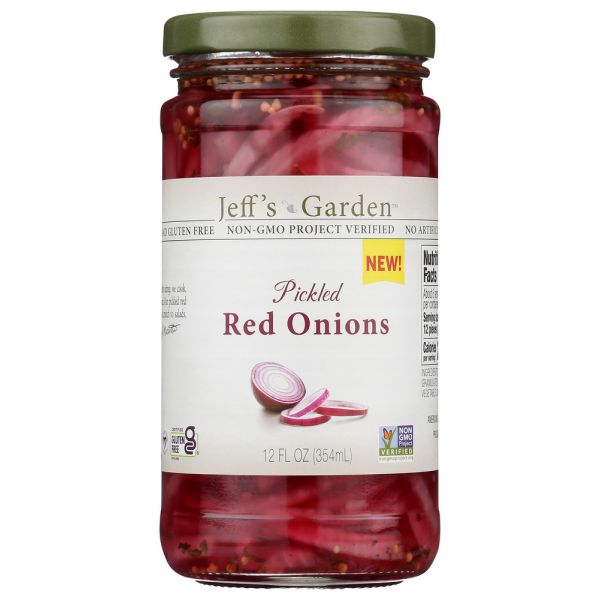JEFFS GARDEN: Pickled Red Onions, 12 fo