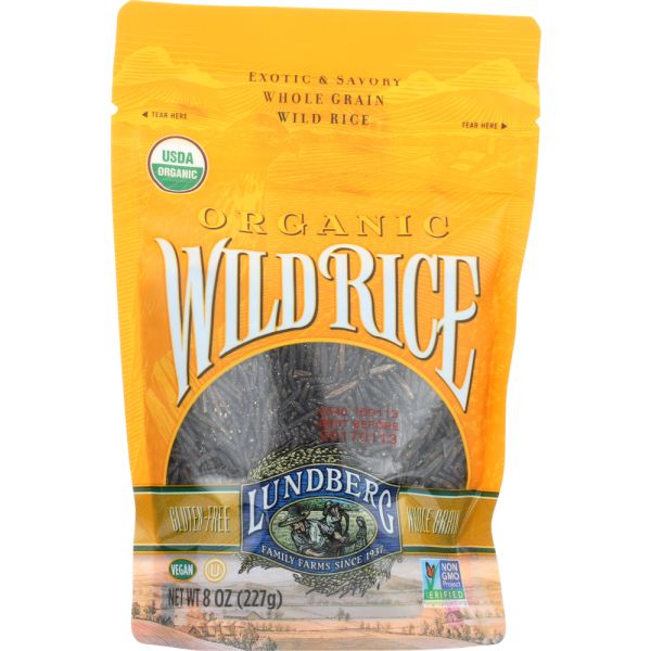 LUNDBERG: Organic Wild Rice, 8 oz