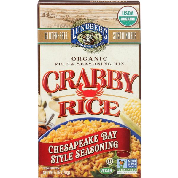 LUNDBERG: Mix Rice Crabby, 6 oz