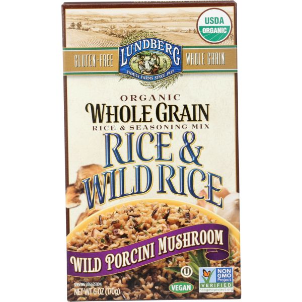LUNDBERG: Mix Rice Whole Grain & Wild Rice Mix Seasoning, 6 oz