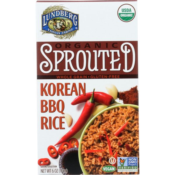 LUNDBERG: Sprouted Korea BBQ Rice, 6 oz