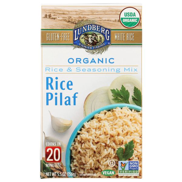 LUNDBERG: Rice Wht Pilaf Entree, 5.5 oz