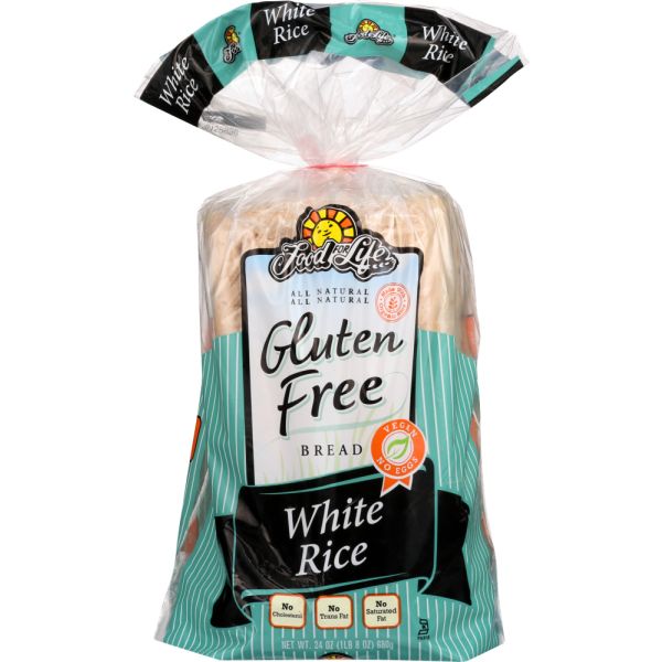 FOOD FOR LIFE: Gluten Free White Rice Bread, 24 oz