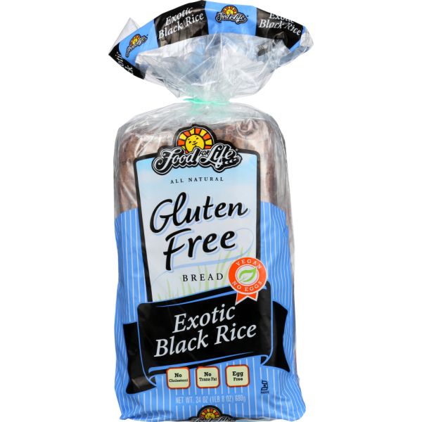 FOOD FOR LIFE: Gluten Free Exotic Black Rice Bread, 24 oz