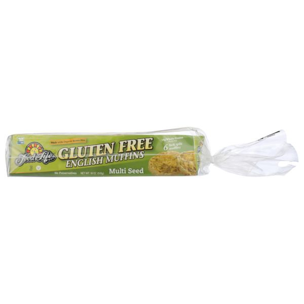 FOOD FOR LIFE: Gluten Free Multi Seed English Muffins, 18 oz