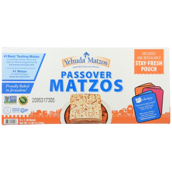 YEHUDA: Passover Matzos, 5 lb