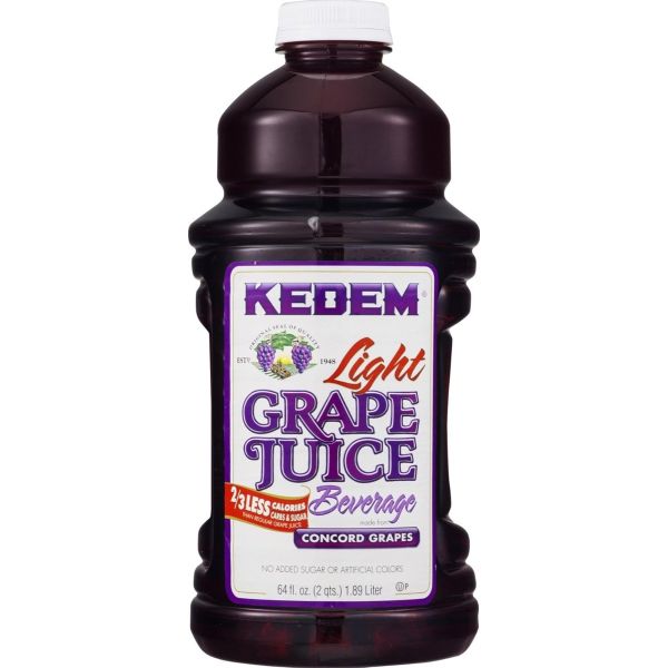 KEDEM: Light Concord Grape Juice, 64 oz