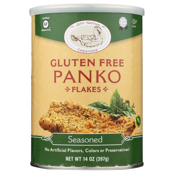 JEFF NATHAN CREATION: Seasoned Panko Flakes Gf, 14 oz