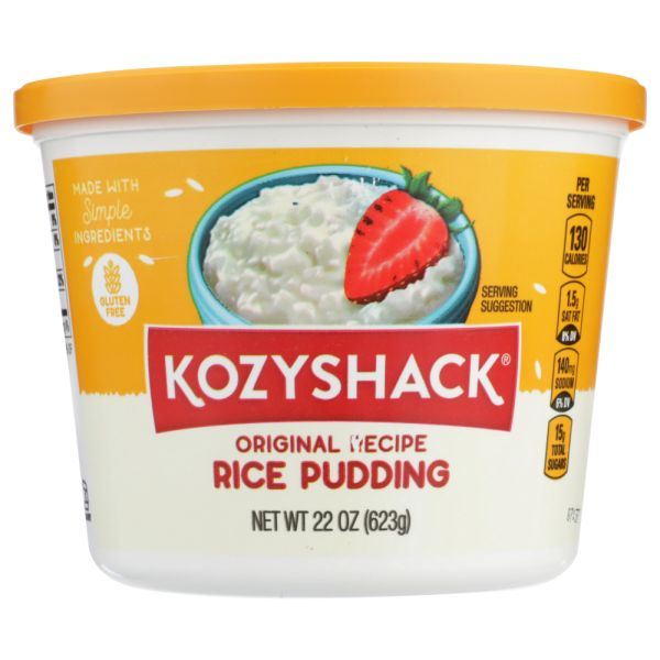 KOZY SHACK: Original Recipe Rice Pudding, 22 oz