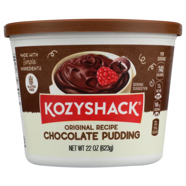 KOZY SHACK: Original Recipe Chocolate Pudding, 22 oz
