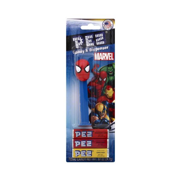 PEZ: Dispenser Blister Marvel Hero, .87 oz