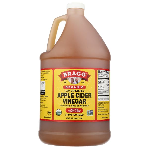 BRAGG: Organic Apple Cider Vinegar, 1 ga