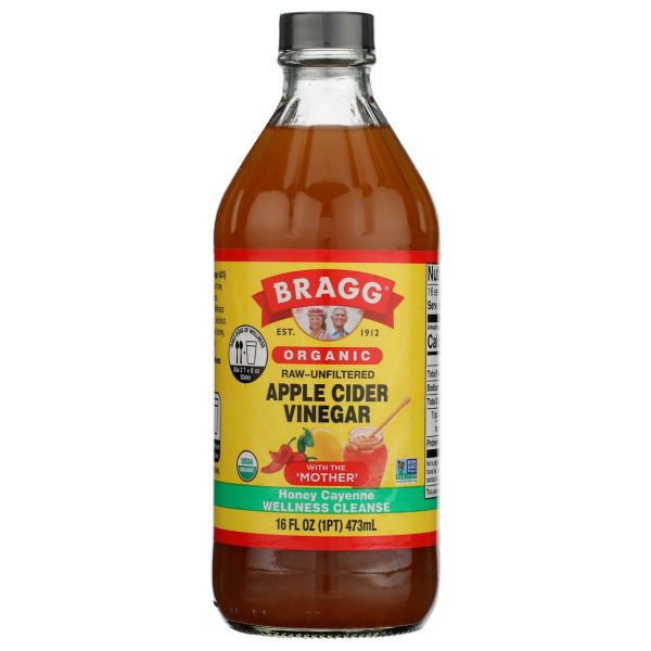 BRAGG: Organic Apple Cider Vinegar Wellness Cleanse, 16 fo