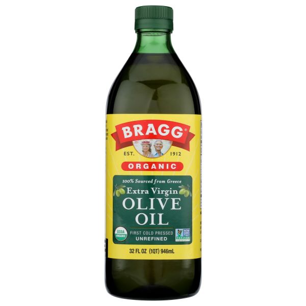 BRAGG: Organic Extra Virgin Olive Oil, 32 oz