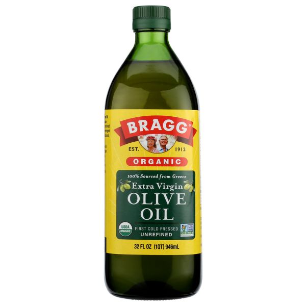 BRAGG: Organic Extra Virgin Olive Oil, 32 oz