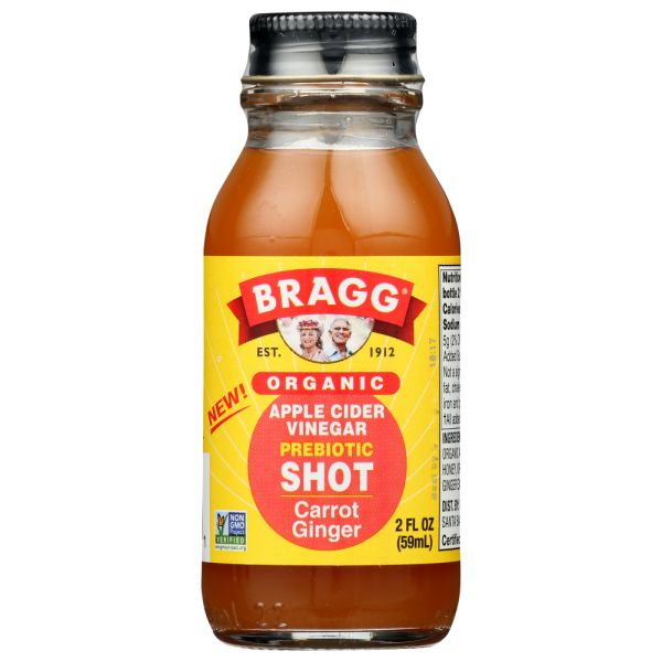 BRAGG: Apple Cider Vinegar Carrot Ginger, 2 oz