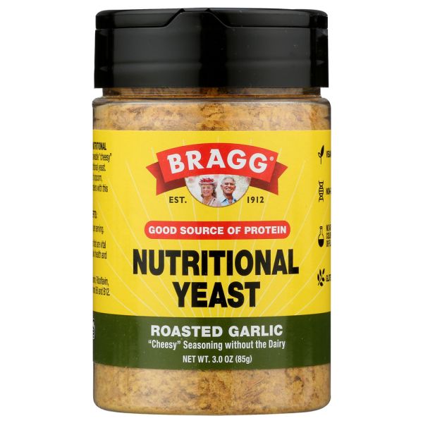 BRAGG: Yeast Nutritional Garlic, 3 oz