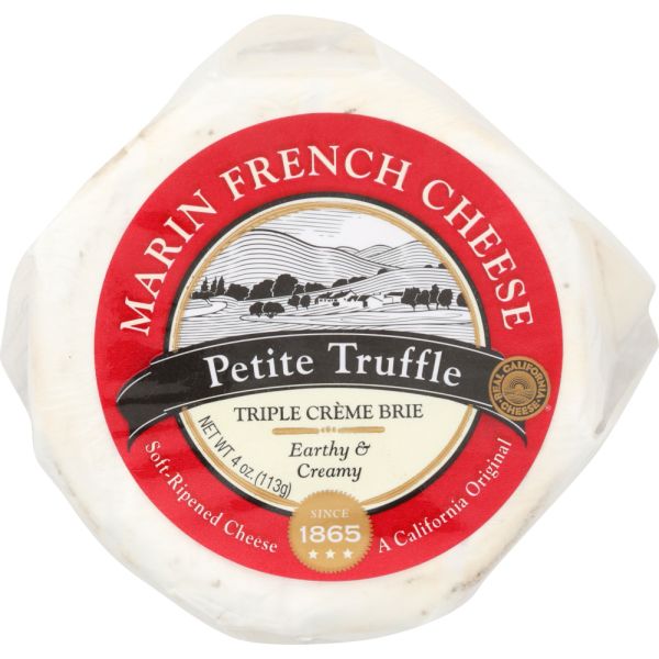 MARIN FRENCH: Petite Truffle Triple Crème Brie, 4 oz