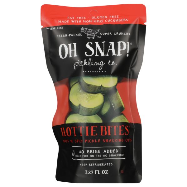OH SNAP: Hottie Bites Hot & Spicy Pickle, 3.5 oz