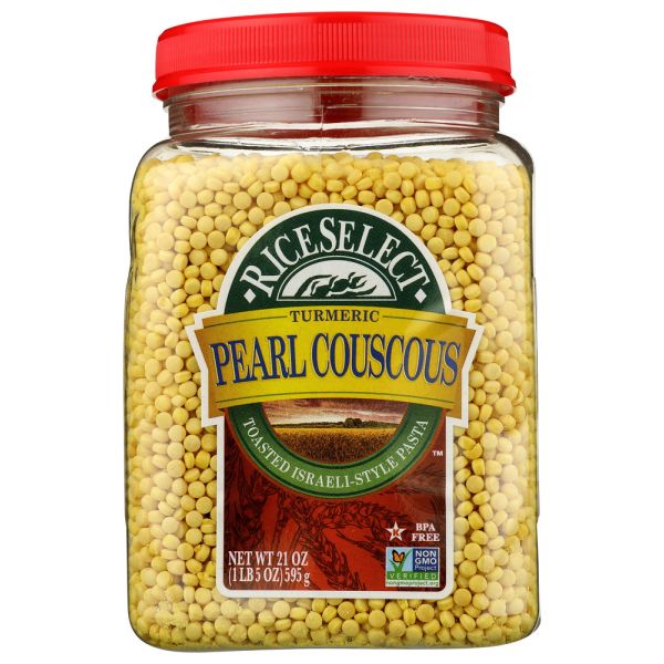 RICESELECT: Pearl Couscous Turmeric, 21 oz