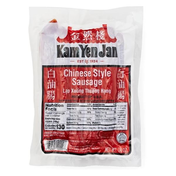 KAM YEN JAN: Chinese Style Sausage, 14 oz