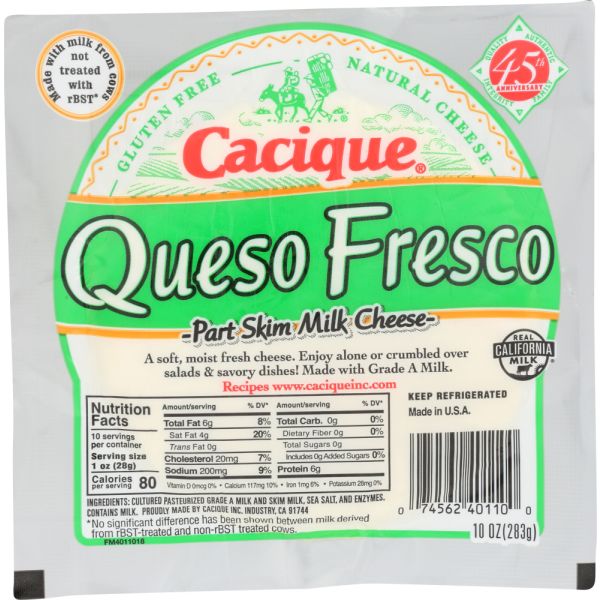 CACIQUE: Cheese Queso Fresco, 10 oz
