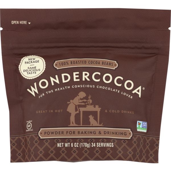 WONDERCOCOA: Cocoa Powder, 6 oz