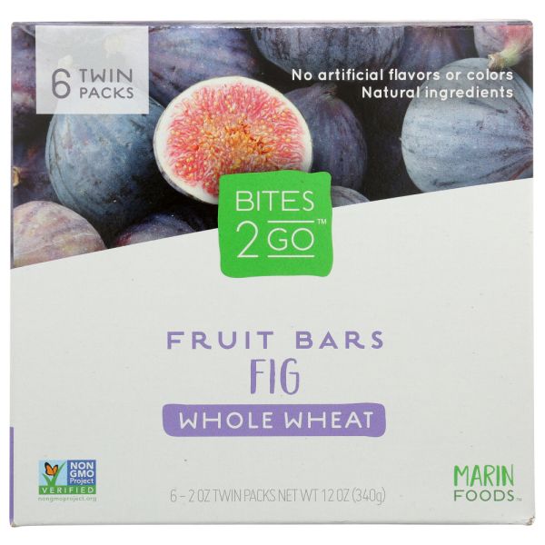 BITES2GO: Whole Wheat Fig Bars, 12 oz