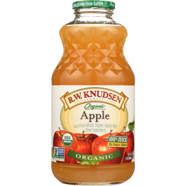 R.W. KNUDSEN FAMILY: Organic Juice Apple, 32 oz