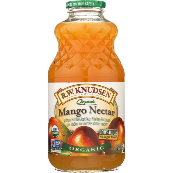 KNUDSEN: Juice Mango Nectar Organic, 32 oz