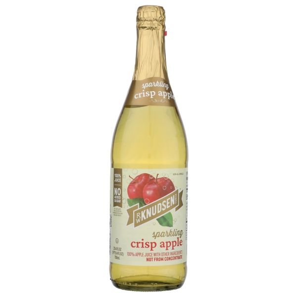 KNUDSEN: Sparkling Crisp Apple Cider, 25.4 fo