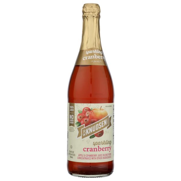 KNUDSEN: Sparkling Cranberry Juice Blend, 25.4 fo