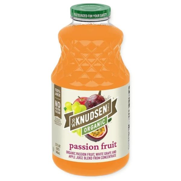 RW KNUDSEN: Organic Passion Fruit Juice, 32 fo