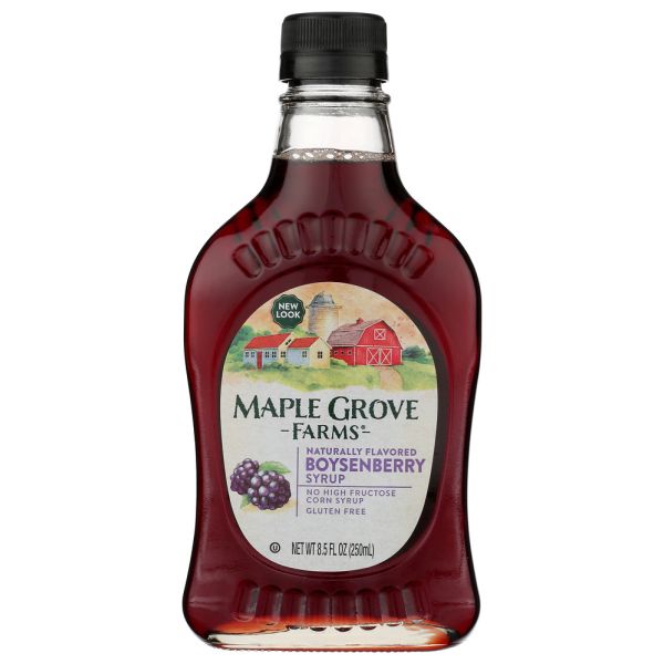 MAPLE GROVE: Boysenberry Syrup, 8.5 oz