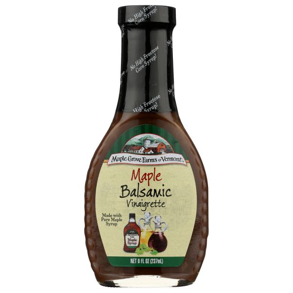 MAPLE GROVE: Dressing Vinaigrette Maple Balsamic, 8 oz