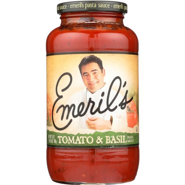 EMERILS: Sauce Psta Ital Tmo & Basil, 25 oz