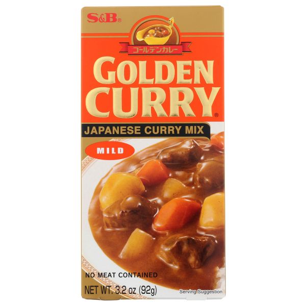 S & B: Golden Curry Mix Mild, 3.2 oz