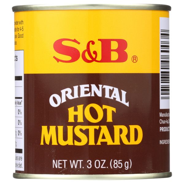 S & B: Oriental Hot Mustard Powder, 3 oz