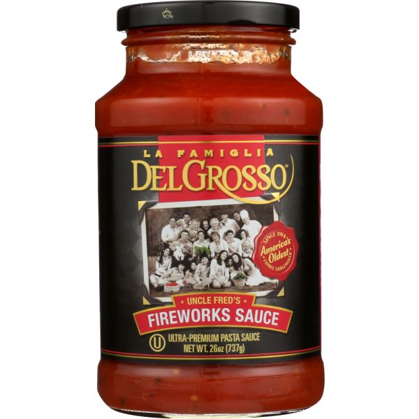 LA FAMIGLIA DELGROSSO: Sauce Pasta Fireworks, 26 oz