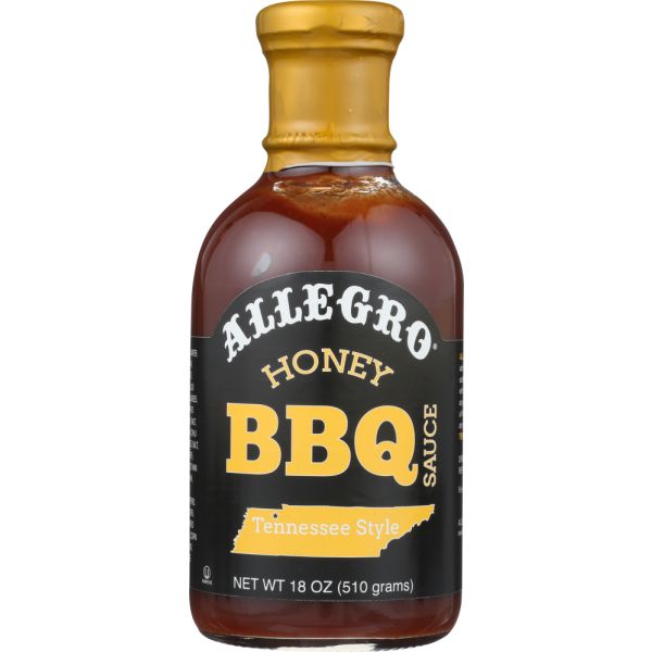 ALLEGRO: Sauce Honey Bbq, 18 oz