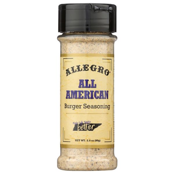 ALLEGRO: All American Burger Seasoning, 2.8 oz