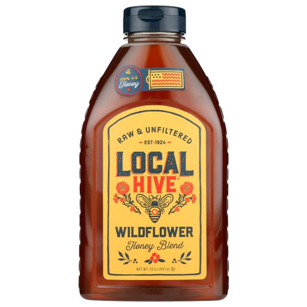 LOCAL HIVE: Wildflower Honey Blend, 32 oz