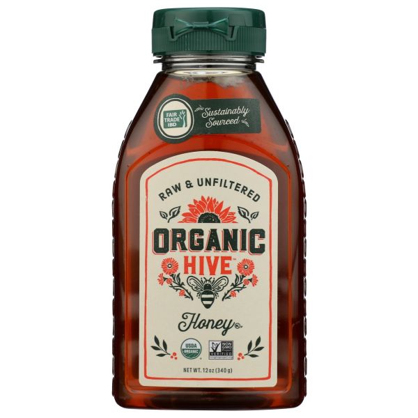 LOCAL HIVE: Organic Hive Honey, 12 oz