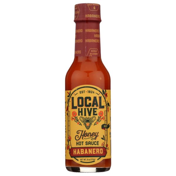 LOCAL HIVE: Habanero Honey Hot Sauce, 6 oz