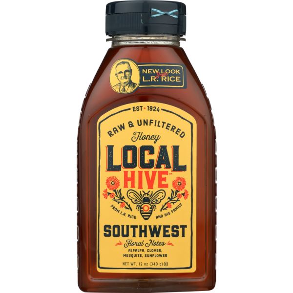 LOCAL HIVE: Raw and Unfiltered Southwest Honey, 12 oz