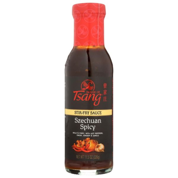 HOUSE OF TSANG: Szechuan Spicy Stir-Fry Sauce, 11.5 oz