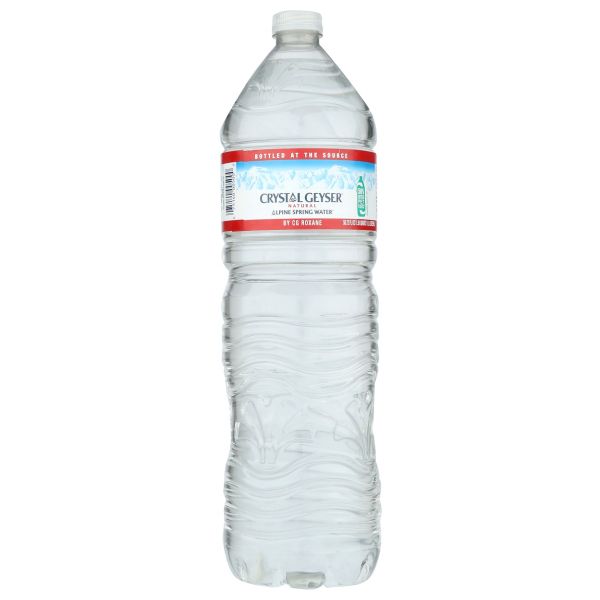 CRYSTAL GEYSER: Natural Alpine Spring Water, 1.5 lt