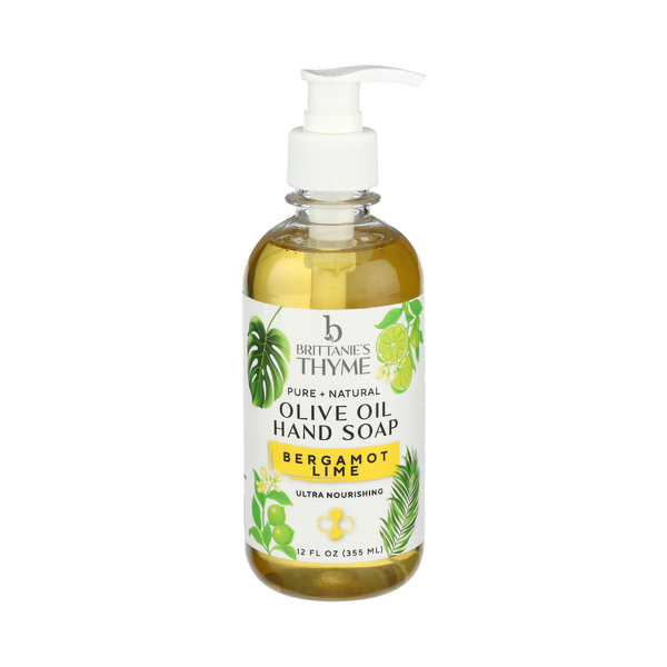 BRITTANIE'S THYME: Bergamot Lime Hand Soap, 12 oz